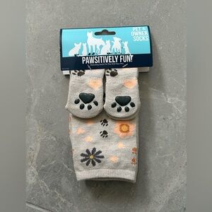 NWT Pawsitively Fun Pet & Owner Matching Socks Set